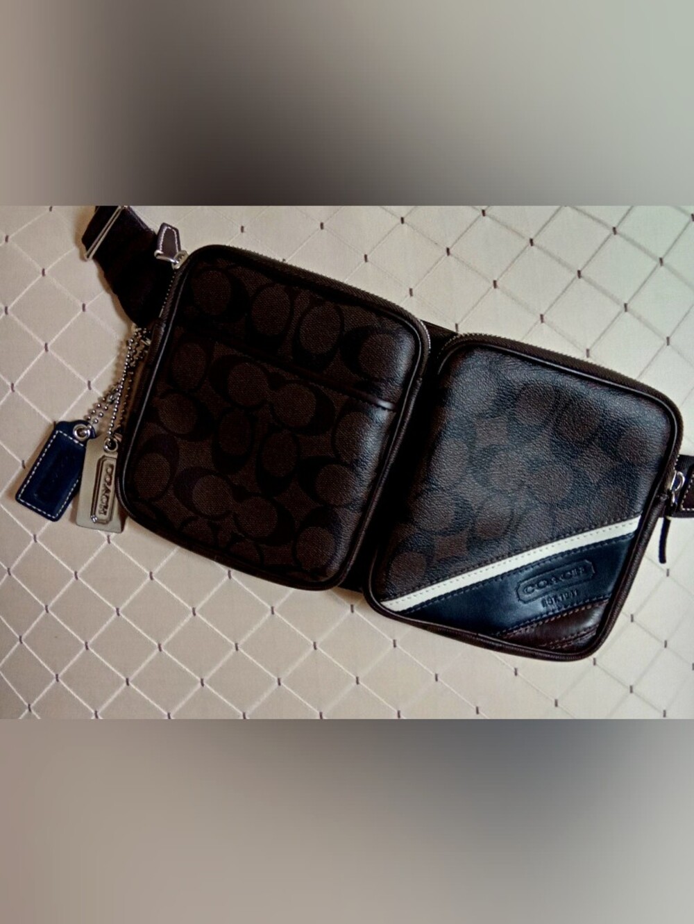 Men's Brown Crossbody Bag